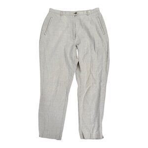 L.L. Bean Women’s Petite Size 14 Linen Cotton Pants Beige Lightweight Casual